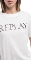 BIJELA PAMUČNA MAJICA S REPLAY NATPISOM - 5