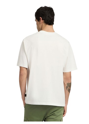 Replay BIJELA PAMUČNA MAJICA S MINI REPLAY NATPISOM - 3