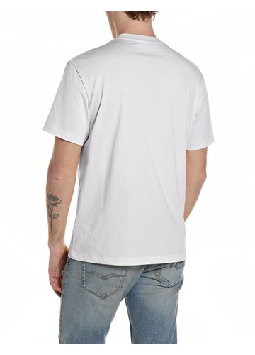 Replay BIJELA PAMUČNA MAJICA S PRINTOM KOKTELA - 2