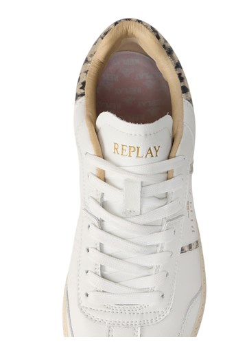 Replay BIJELE PYPER W FUSION KOŽNE TENISICE - 5