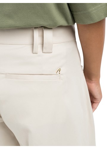 Replay BIJELE HLAČE OPUŠTENOG KROJA OD CAVARLY TKANINE - 4 Replay BIJELE HLAČE OPUŠTENOG KROJA OD CAVARLY TKANINE - 4