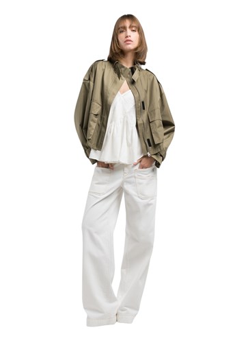 Replay BIJELE JEANS HLAČE S PREDNJIM DŽEPOVIMA W8166  858009B - 1
