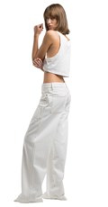BIJELE JEANS HLAČE S PREDNJIM DŽEPOVIMA W8166  858009B - 6