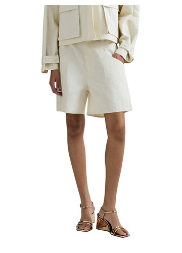 Replay BIJELE KRATKE HLAČE OPUŠTENOG KROJA OD KEPERA - 2