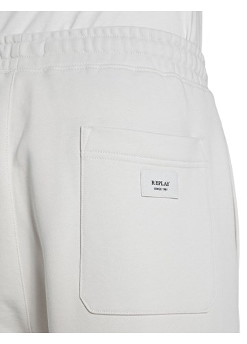 Replay BIJELE PAMUČNE HLAČE RAVNOG KROJA - 5