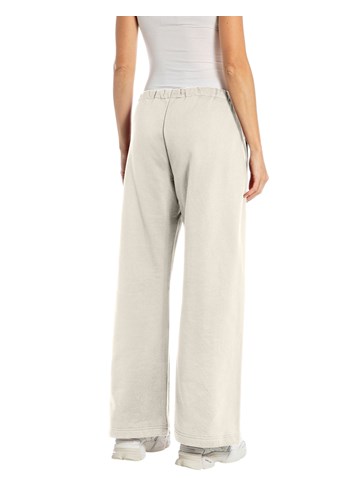 Replay BIJELE ŠIROKE PAMUČNE HLAČE - 2