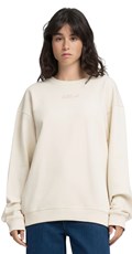 BIJELI OVERSIZE SWEATSHIRT S MINI PRINTOM - 2