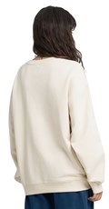 BIJELI OVERSIZE SWEATSHIRT S MINI PRINTOM - 3