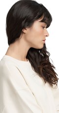 BIJELI OVERSIZE SWEATSHIRT S MINI PRINTOM - 7