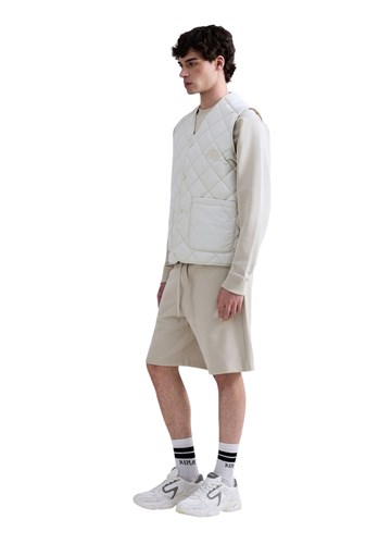 Replay BIJELI PROŠIVENI PRSLUK REGULARNOG KROJA - 4