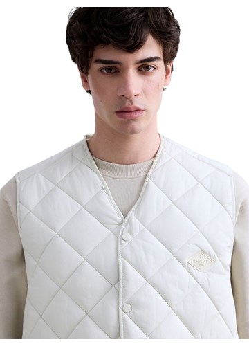 Replay BIJELI PROŠIVENI PRSLUK REGULARNOG KROJA - 7