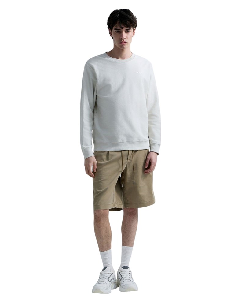 Replay BIJELI SWEATSHIRT OD ŽERSEJA S REPLAY NATPISOM - 1