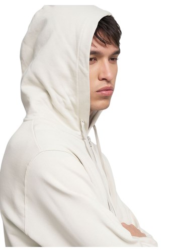 Replay BIJELI SWEATSHIRT S KAPULJAČOM I ZATVARAČEM - 6