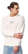 BIJELI SWEATSHIRT S MINI REPLAY ORIGINAL PRINTOM  - 3