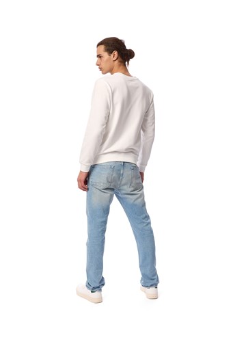 Replay BIJELI SWEATSHIRT S MINI REPLAY ORIGINAL PRINTOM  - 4