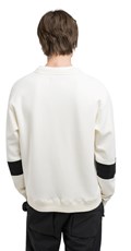 BIJELI SWEATSHIRT S PRINTOM I DETALJIMA NA RUKAVIMA - 5