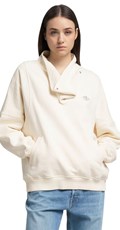 BIJELI SWEATSHIRT S VISOKIM OVRATNIKOM - 2