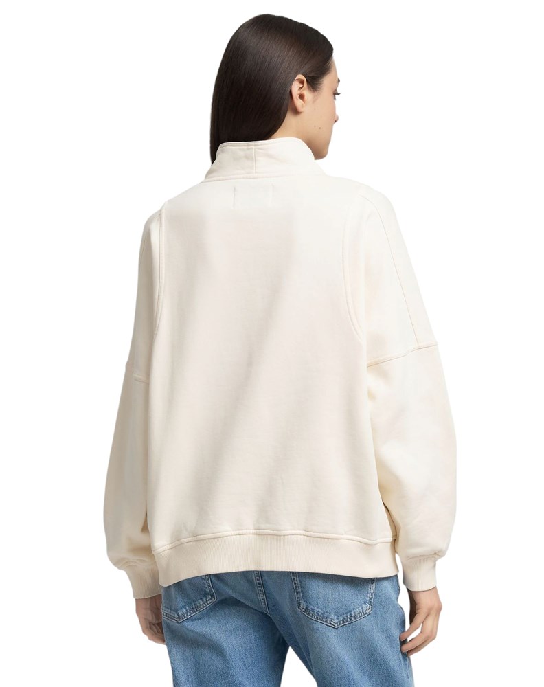 Replay BIJELI SWEATSHIRT S VISOKIM OVRATNIKOM - 3