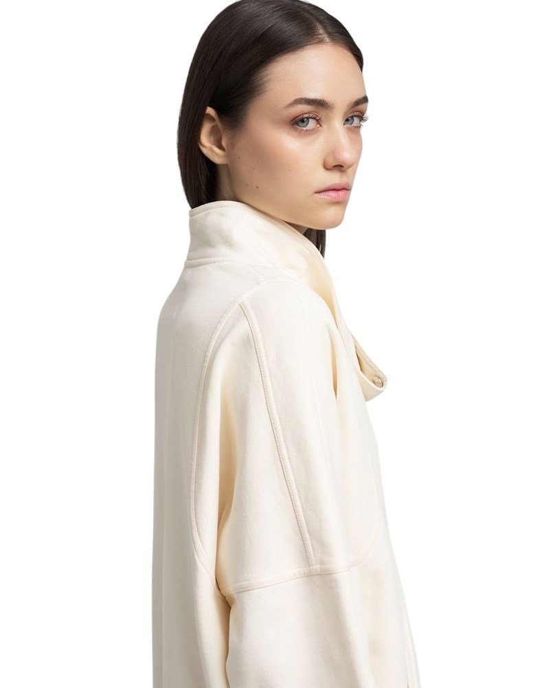 Replay BIJELI SWEATSHIRT S VISOKIM OVRATNIKOM - 6
