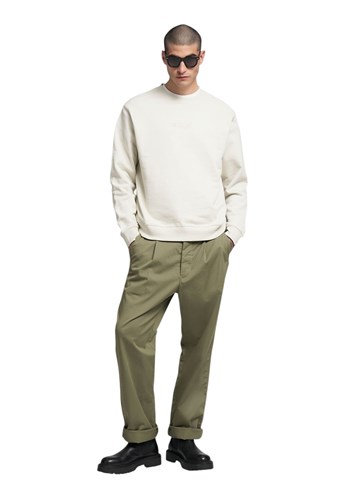 Replay BIJELI SWEATSHIRT S MALIM REPLAY NATPISOM - 1