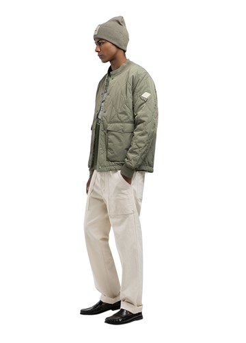 Replay BOMBER JAKNA OD RECIKLIRANOG NAJLONA U ZELENOJ BOJI - 4