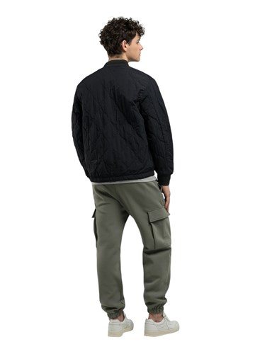 Replay BOMBER JAKNA OD RECIKLIRANOG NAJLONA U PLAVOJ BOJI - 2