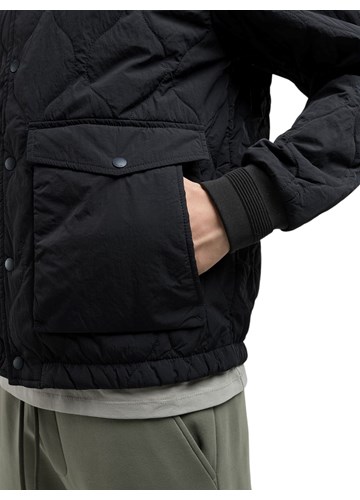 Replay BOMBER JAKNA OD RECIKLIRANOG NAJLONA U PLAVOJ BOJI - 4