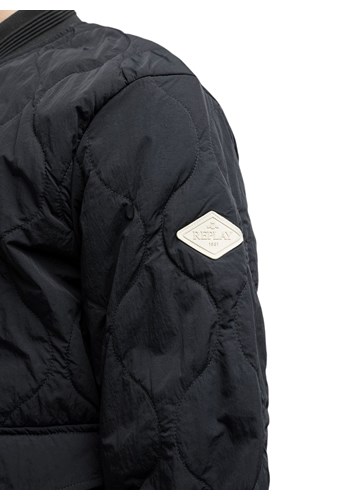 Replay BOMBER JAKNA OD RECIKLIRANOG NAJLONA U PLAVOJ BOJI - 5