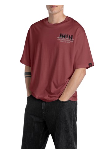 Replay BORDO MAJICA S PHOTO PRINTOM - 1