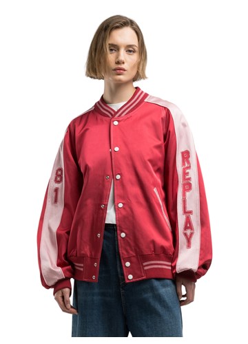 Replay BOY-FIT BOMBER JAKNA SA SLOVIMA NA RUKAVIMA - 5