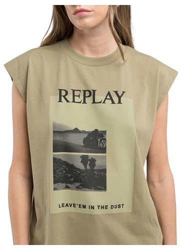 Replay BOY-FIT MAJICA S FOTO PRINTOM - 4
