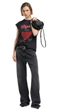 BOY-FIT MAJICA S KONTRASTNIM PRINTOM - 1