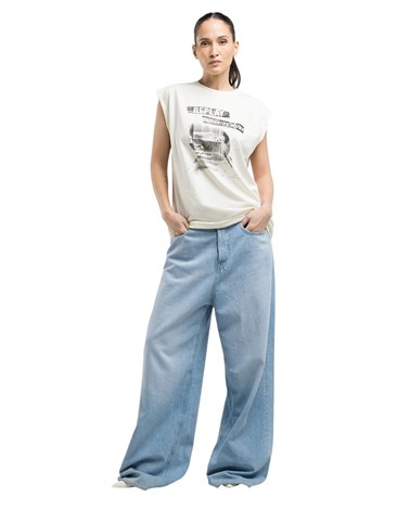 Replay boyfit majica s printom