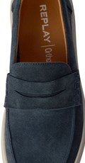 BRICE TONAL TAMNOPLAVE MOKASINE OD BRUŠENE KOŽE - 5