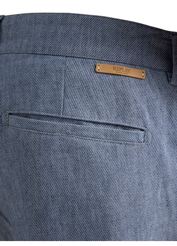 Replay CHINO HLAČE OD KEPERA REGULARNOG KROJA - 6