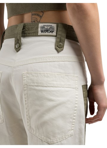 Replay COLOUR BLOCK HLAČE U COMFORT FIT KROJU  - 5