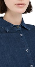 COMFORT FIT ŽENSKA KOŠULJA OD TAMNOG TRAPERA - 5