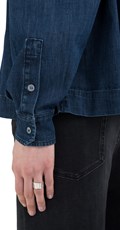 COMFORT FIT ŽENSKA KOŠULJA OD TAMNOG TRAPERA - 6