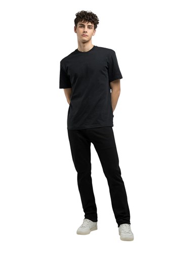 Replay CRNA MAJICA S NATPISOM DREAMCHASER NA LEĐIMA - 1