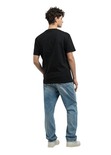 Replay CRNA MAJICA SA ŠARENIM PRINTOM - 2 Replay CRNA MAJICA SA ŠARENIM PRINTOM - 2