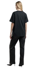 CRNA BOY-FIT MAJICA S PRINTOM - 2