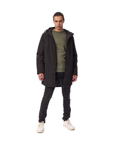 Replay crna replay parka za muškarce