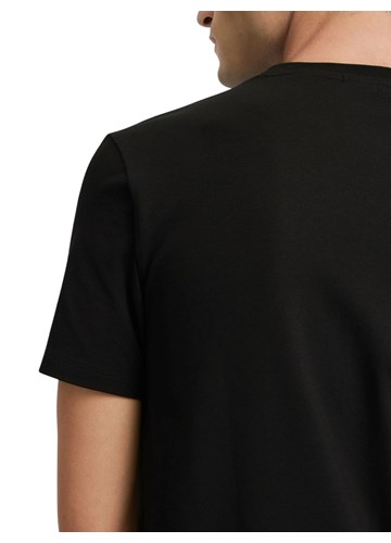 Replay CRNA BASIC MAJICA KRATKIH RUKAVA S MINI REPLAY NATPISOM - 6