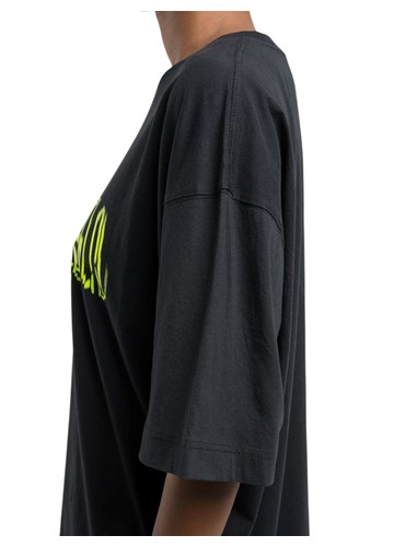 Replay CRNA BOYFIT MAJICA S KONTRASTNIM NATPISOM - 6