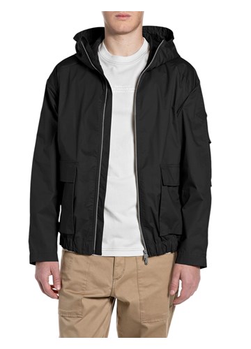 Replay CRNA JAKNA OD KEPERA S KAPULJAČOM - 1