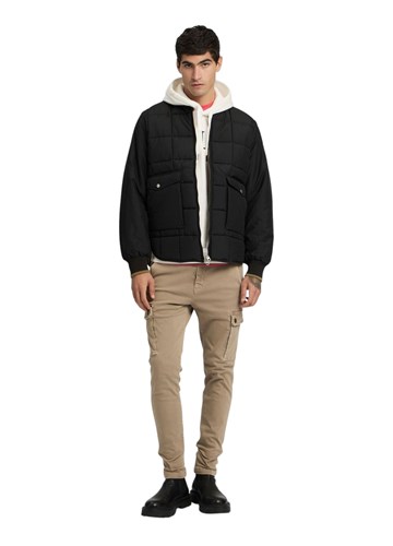 Replay CRNA JAKNA OD RECIKLIRANOG RIPSTOP POLIESTERA - 1