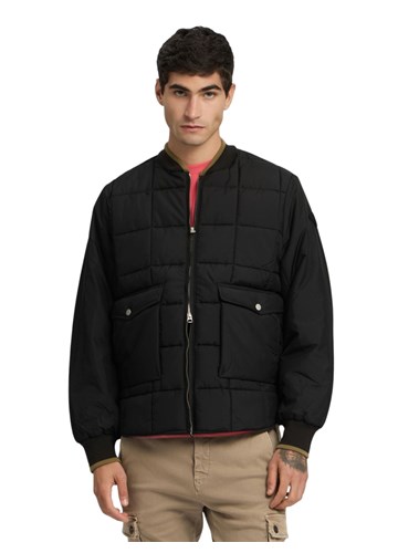 Replay CRNA JAKNA OD RECIKLIRANOG RIPSTOP POLIESTERA - 2