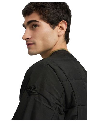 Replay CRNA JAKNA OD RECIKLIRANOG RIPSTOP POLIESTERA - 7