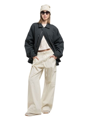 Replay CRNA JAKNA OPUŠTENOG KROJA S VELIKIM DŽEPOVIMA - 1