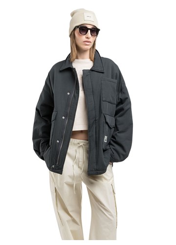 Replay CRNA JAKNA OPUŠTENOG KROJA S VELIKIM DŽEPOVIMA - 2